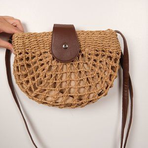 Basket cross body bag